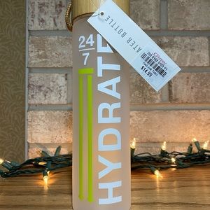 Eco One Glass Water Bottle Hydrate 24/7 18 ounces